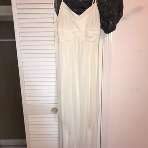 Long White Formal Gown - Size 4